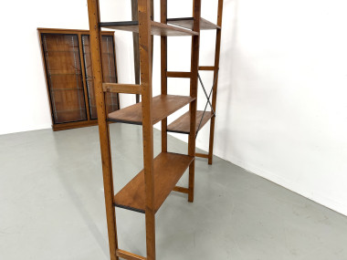 Bibliothèque Moderniste XXL en Pin Massif – Design Années 50 – L164 cm, vue 24