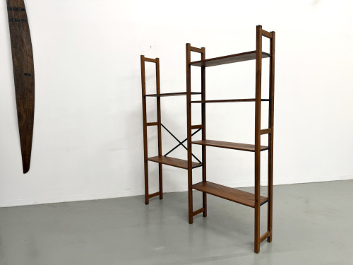 Bibliothèque Moderniste XXL en Pin Massif – Design Années 50 – L164 cm, vue 25