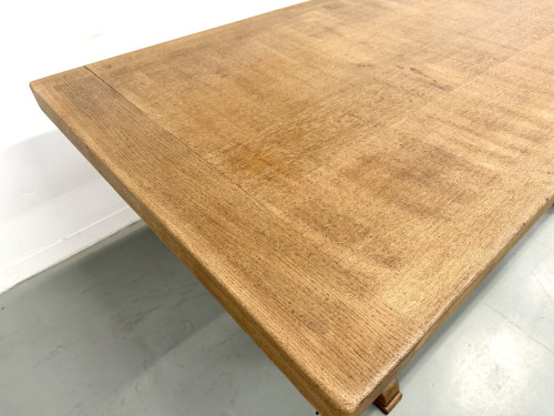Table Architecturale Moderniste en Chêne Massif – Plateau Épais L200 cm, vue 13