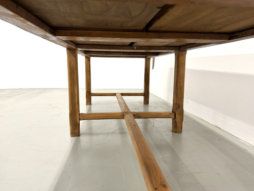 Table de Ferme "Meuble de Métier" en Pin – 8 Tiroirs (L221 cm), vue 10