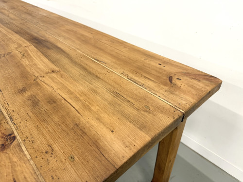 Table de Ferme "Meuble de Métier" en Pin – 8 Tiroirs (L221 cm), vue 11