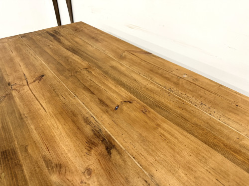 Table de Ferme "Meuble de Métier" en Pin – 8 Tiroirs (L221 cm), vue 14