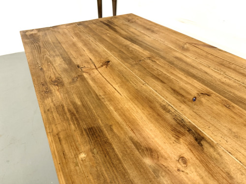 Table de Ferme "Meuble de Métier" en Pin – 8 Tiroirs (L221 cm), vue 15