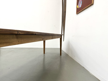 Table de Ferme XXL 3,60m en Pin Ancien – Pieds Fuseaux & Vernis Satiné, vue 19