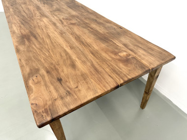 Grande Table de Ferme XXL 4 Mètres en Châtaignier Massif, vue 7