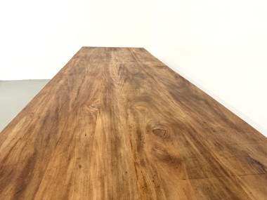 Grande Table de Ferme XXL 4 Mètres en Châtaignier Massif, vue 11