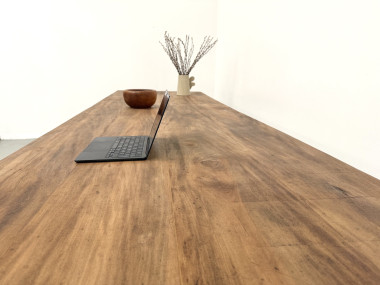 Grande Table de Ferme XXL 4 Mètres en Châtaignier Massif, vue 16