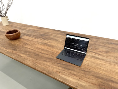 Grande Table de Ferme XXL 4 Mètres en Châtaignier Massif, vue 22