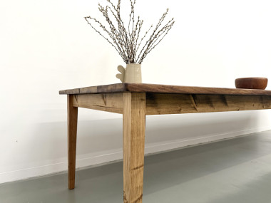 Grande Table de Ferme XXL 4 Mètres en Châtaignier Massif, vue 23