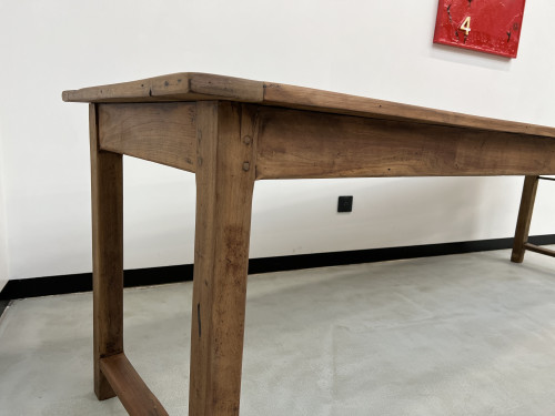 Table de ferme, fin XIXème en cerisier massif, vue 10
