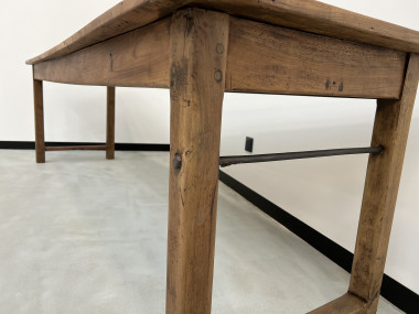 Table de ferme, fin XIXème en cerisier massif, vue 15