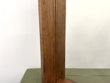 Miroir moderniste carré en bois — Style scandinave, Années 70, vue 8