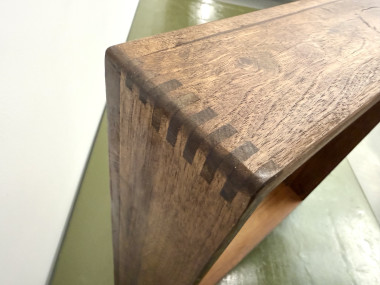 Miroir moderniste carré en bois — Style scandinave, Années 70, vue 19