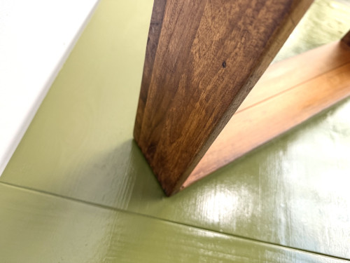 Miroir moderniste carré en bois — Style scandinave, Années 70, vue 20