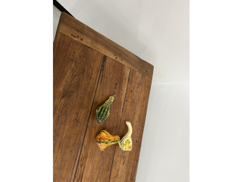 Table de ferme, fin XIXème en cerisier massif, vue 23