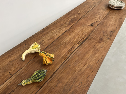 Table de ferme, fin XIXème en cerisier massif, vue 24