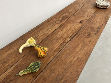 Table de ferme, fin XIXème en cerisier massif, vue 24