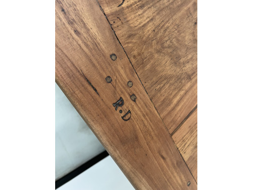 Table de ferme, fin XIXème en cerisier massif, vue 25
