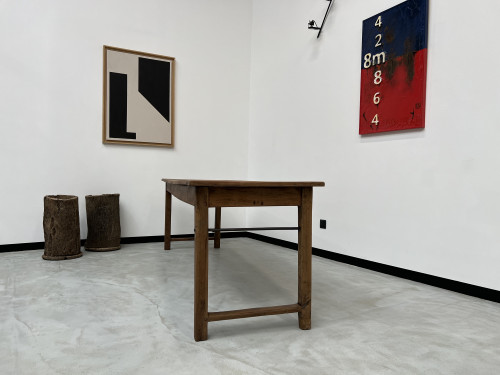 Table de ferme, fin XIXème en cerisier massif, vue 27