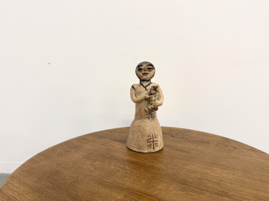 Statuette de fertilité en terre cuite, Haut Atlas, Maroc, années 50, vue 1