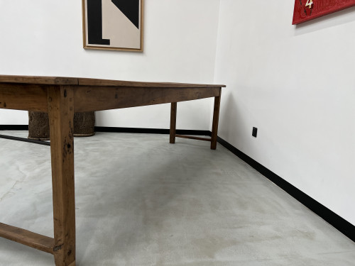 Table de ferme, fin XIXème en cerisier massif, vue 29