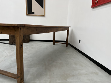 Table de ferme, fin XIXème en cerisier massif, vue 29