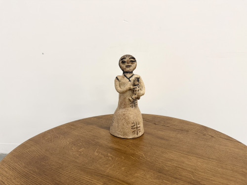 Statuette de fertilité en terre cuite, Haut Atlas, Maroc, années 50, vue 14