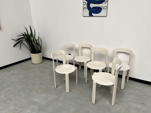 6 chaises Rey par Dietiker, circa 1971, vue 16