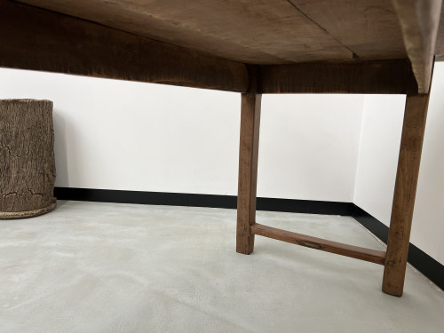 Table de ferme, fin XIXème en cerisier massif, vue 33