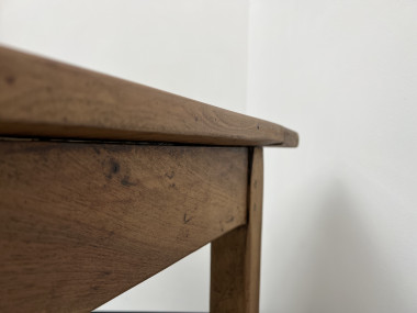 Table de ferme, fin XIXème en cerisier massif, vue 34