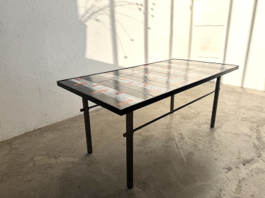 Table basse céramique émaillée, Robert & Jean Cloutier ZG2, années 70, vue 18