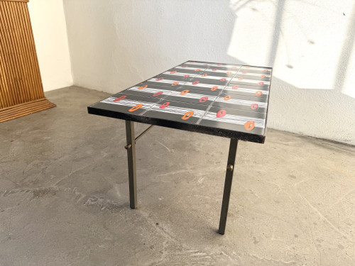 Table basse céramique émaillée, Robert & Jean Cloutier ZG2, années 70, vue 21