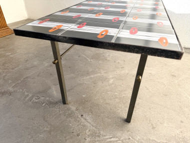 Table basse céramique émaillée, Robert & Jean Cloutier ZG2, années 70, vue 22