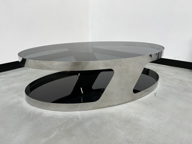 Table basse space age, circa 1970, vue 3