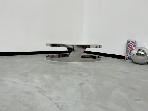 Table basse space age, circa 1970, vue 10