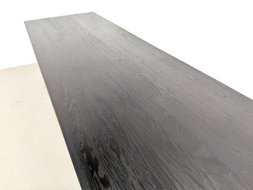 Grande table en bois brûlé Shou Sugi Ban - 300 X 90 cm, vue 7