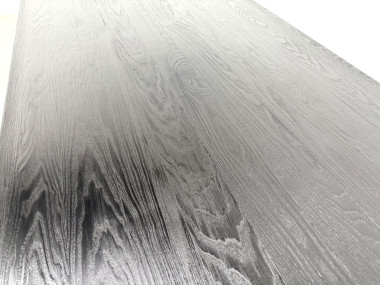 Grande table en bois brûlé Shou Sugi Ban - 300 X 90 cm, vue 16