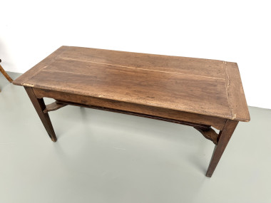 Table de ferme, ancien pétrin en chêne massif, France, vers 1920, vue 4