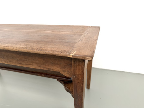 Table de ferme, ancien pétrin en chêne massif, France, vers 1920, vue 7