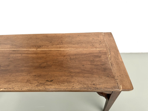 Table de ferme, ancien pétrin en chêne massif, France, vers 1920, vue 13