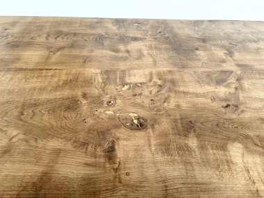 Très grande table de ferme en chêne massif, années 1950 – L300 cm, vue 19