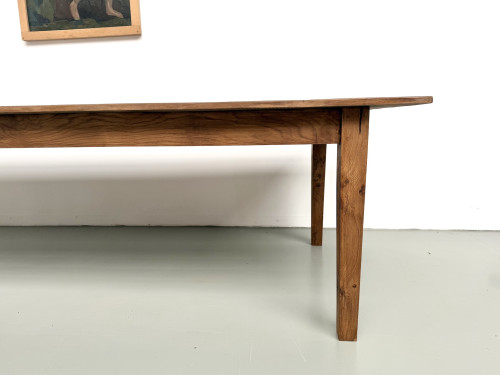 Très grande table de ferme en chêne massif, vue 5