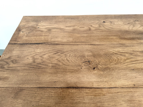 Très grande table de ferme en chêne massif, vue 12