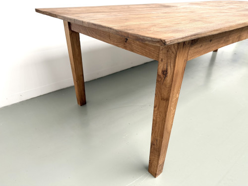 Très grande table de ferme en chêne massif, vue 17