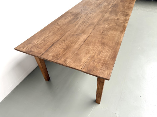 Très grande table de ferme en chêne massif, vue 19