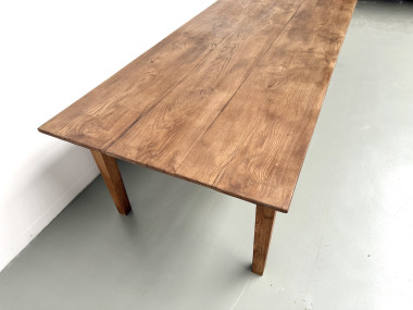 Très grande table de ferme en chêne massif, vue 19