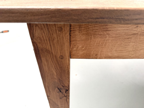 Très grande table de ferme en chêne massif, vue 25