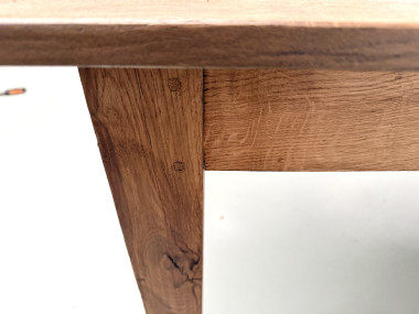 Très grande table de ferme en chêne massif, vue 25