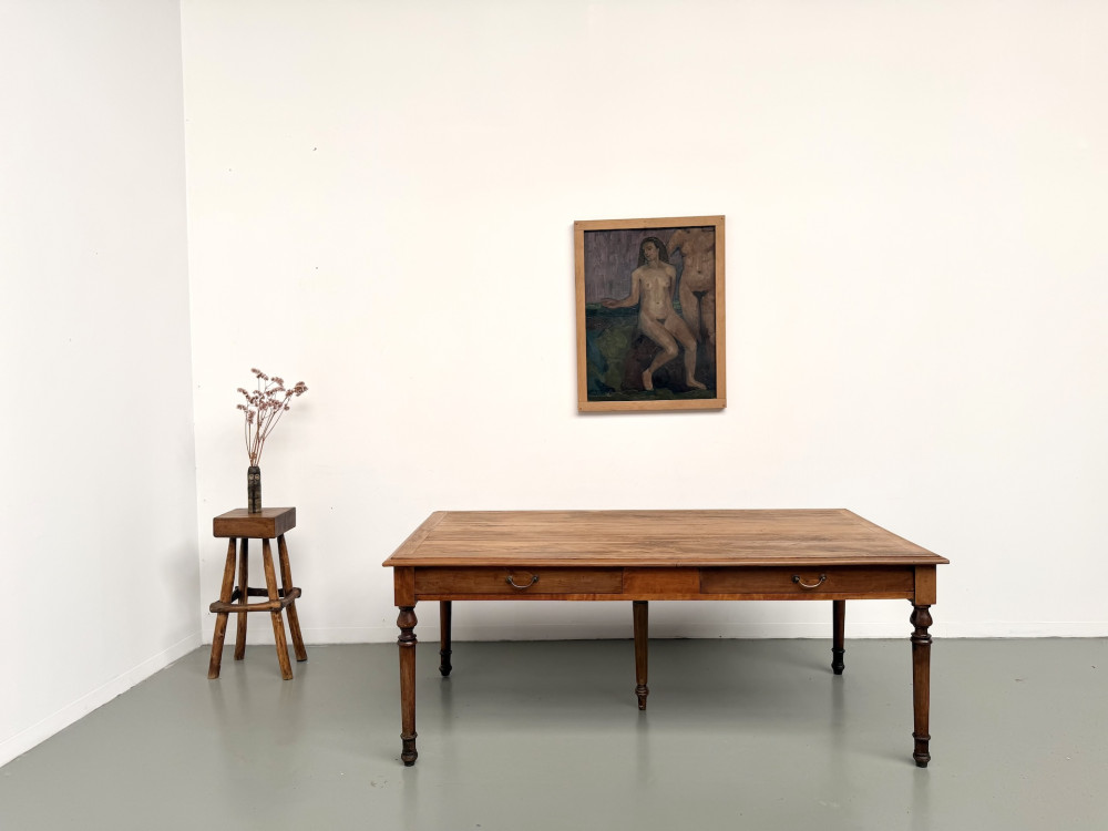 Table de ferme à 5 pieds en hêtre