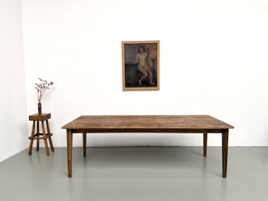 Table de ferme en édition contemporaine, 240 cm, vue 2